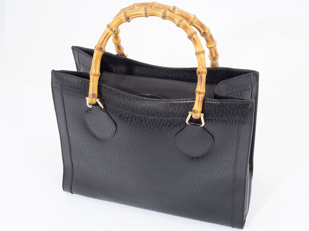 美品 GUCCI グッチ バンブー トートバック ブラック GG柄 A4収納可 楽天市場】グッチ バンブー トートバッグ 035694 レザー