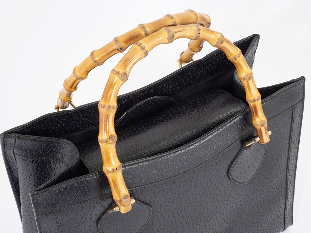 グッチ GUCCI トートバッグ レザー バンブー グッチ バンブー トートバッグ 035694 レザー ブラック