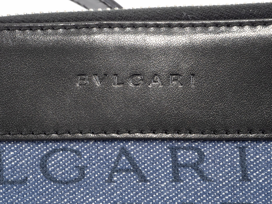 BVLGARI（ブルガリ） ロゴマニア サコッシュ デニム ショルダーバッグ