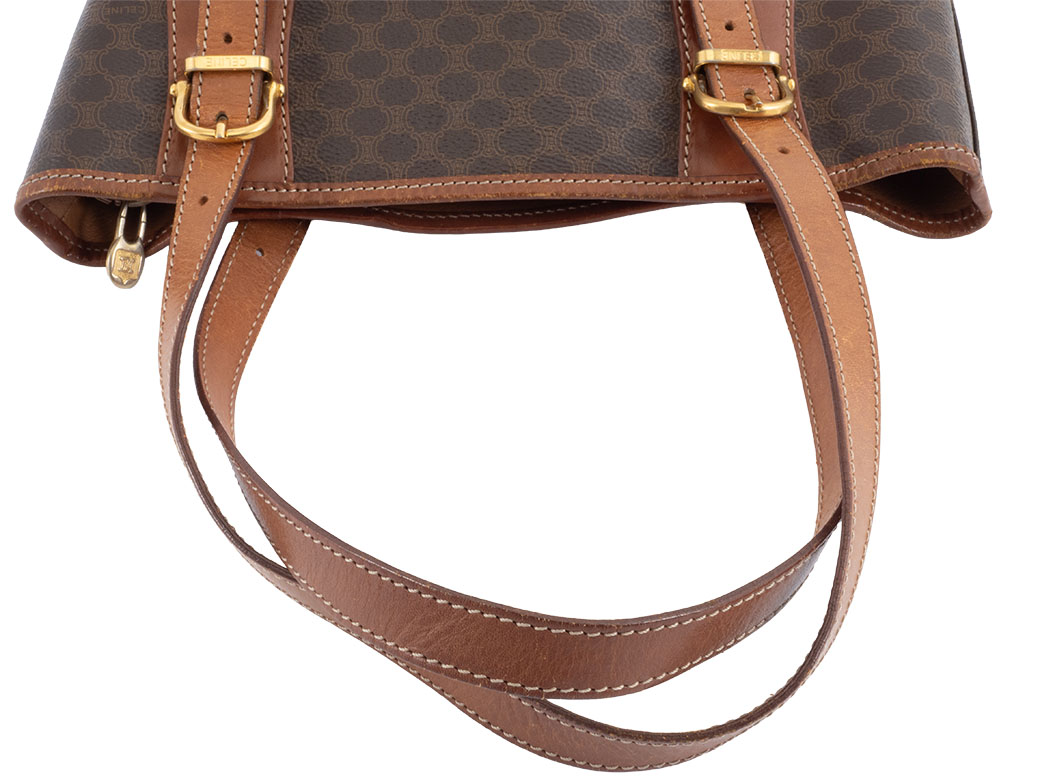 美品　セリーヌマカダムトートバッグ スマホで購入】CELINE(セリーヌ)マカダムトートバッグが買取入荷