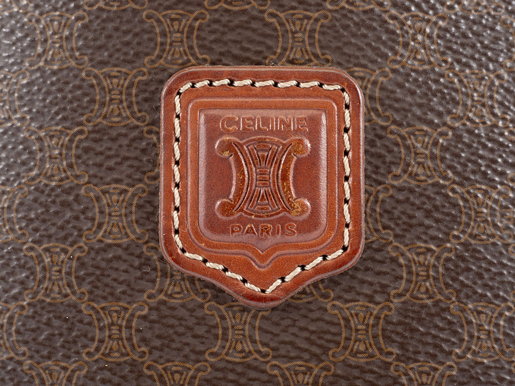 セリーヌ マカダム トートバッグ ショルダーバッグ M95 PVCx