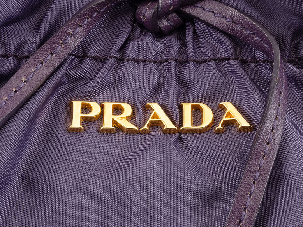 PRADA（プラダ） バッグ 中古 ナイロン ギャザーリボン ハンドバッグ