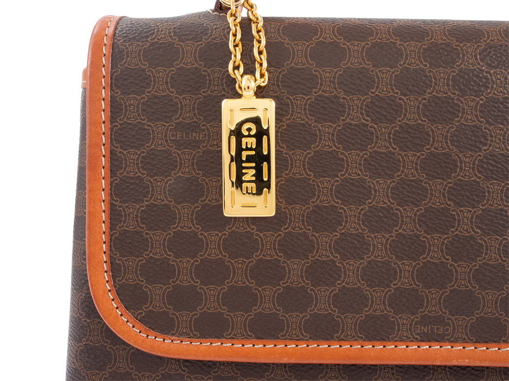 セリーヌ オールドセリーヌ マカダム 2WAY ハンドバッグ PVCx