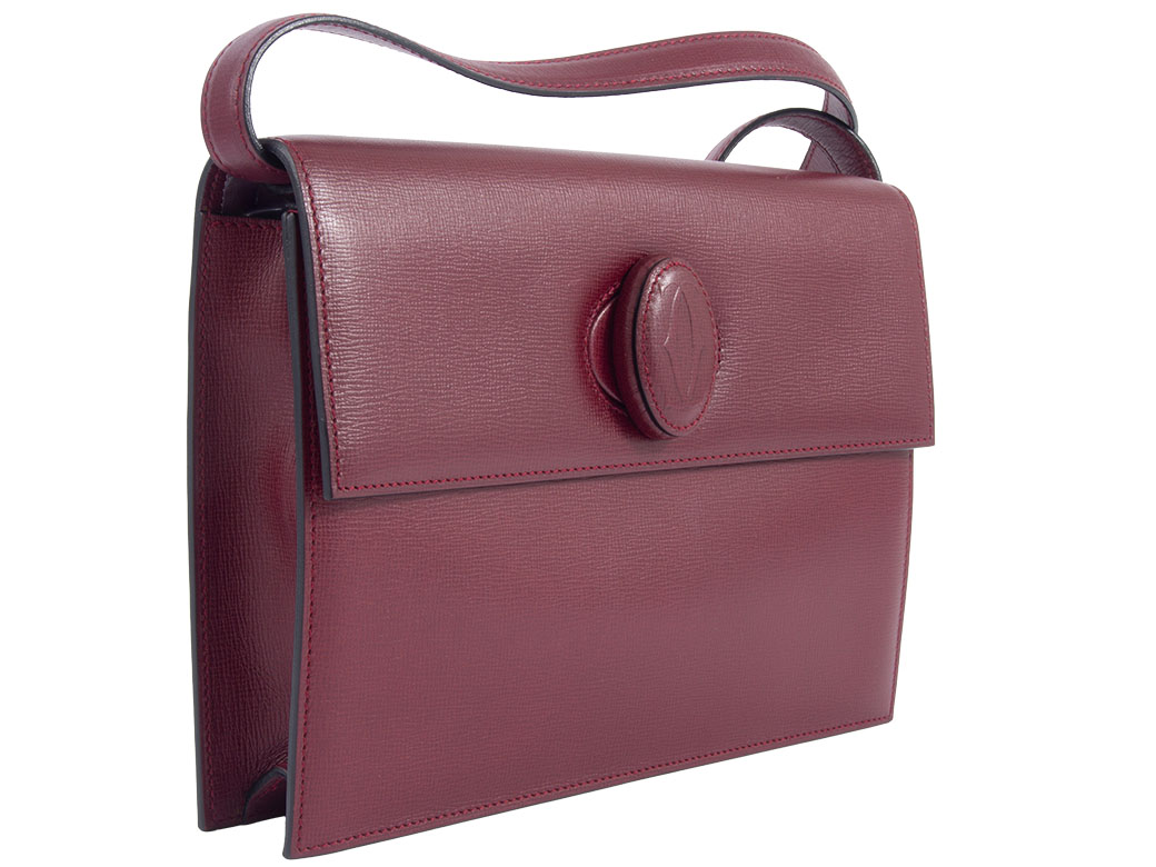 Used CARTIER カルティエ ショルダーバッグ マスト ドゥ カルティエ 