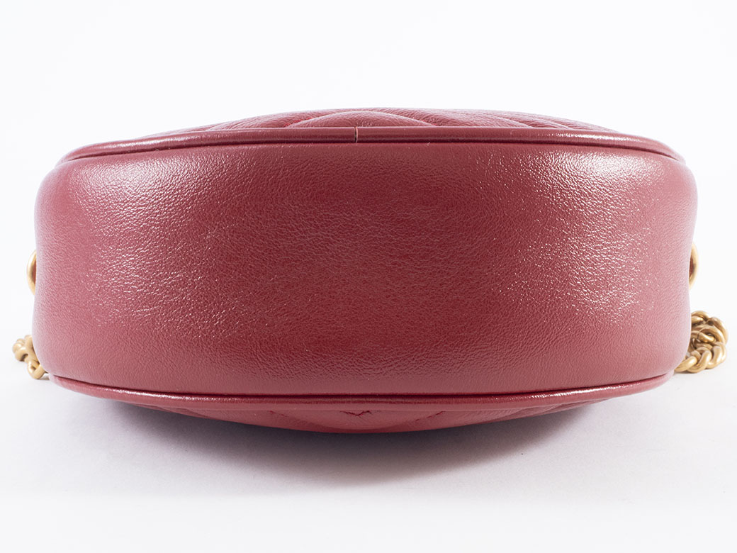 GG グッチ GUCCI バッグ 中古 チェーン ショルダー レディース レッド
