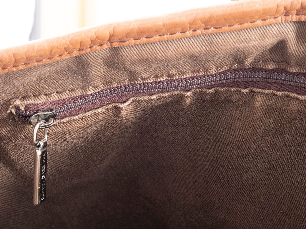 ドルチェ＆ガッバーナ レオパード トート バッグ キャンバスxレザー