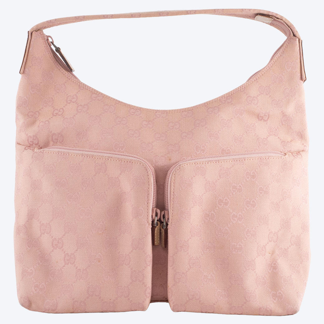 GG グッチ GUCCI バッグ ショルダー 中古 レディース ピンク