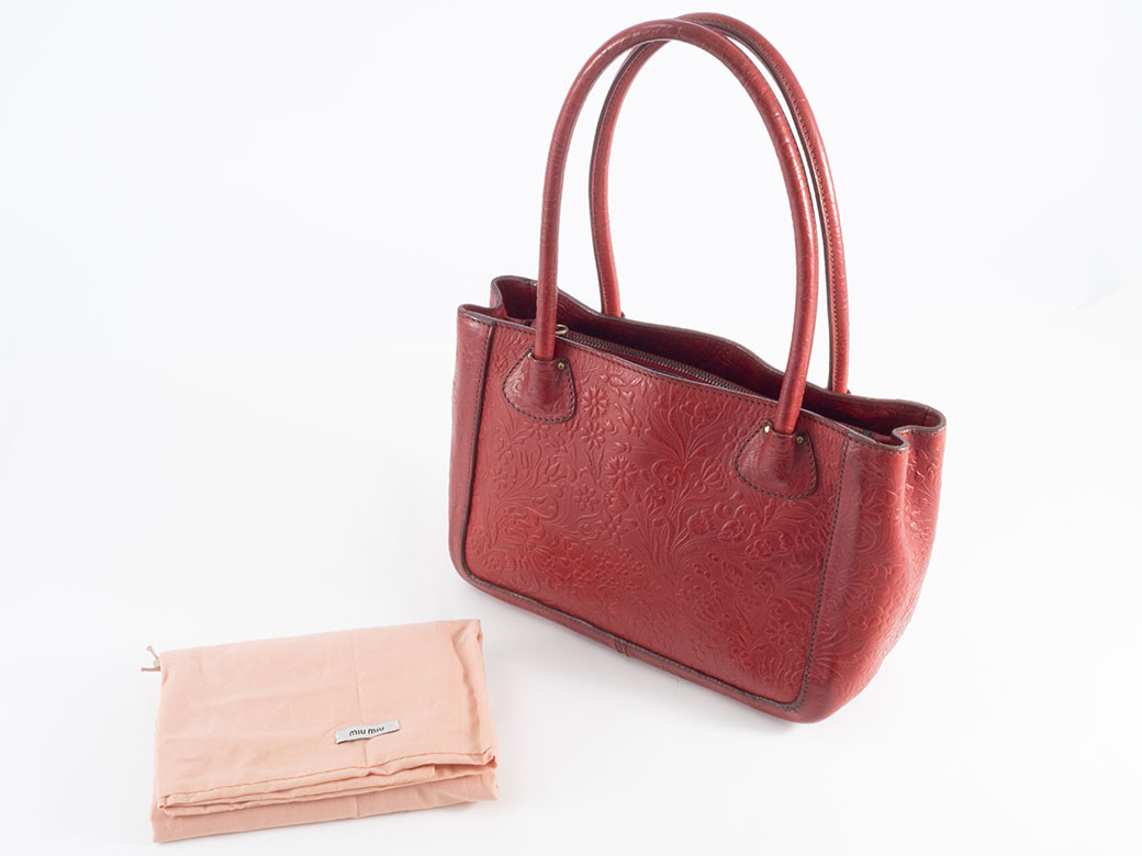 ◆送込◆【MIU MIU】レザー*ハンドバッグ 三越伊勢丹 | MIU MIU/ミュウミュウ通販 | アルカディ レザー