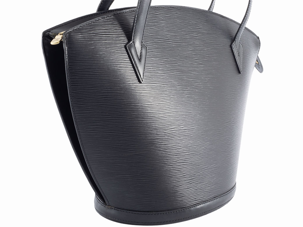 【美品】ルイヴィトン　エピ　サンジャック　M52262　ハンドバッグ　ノワール LOUIS VUITTON（ルイ・ヴィトン） サンジャックショッピング エピ