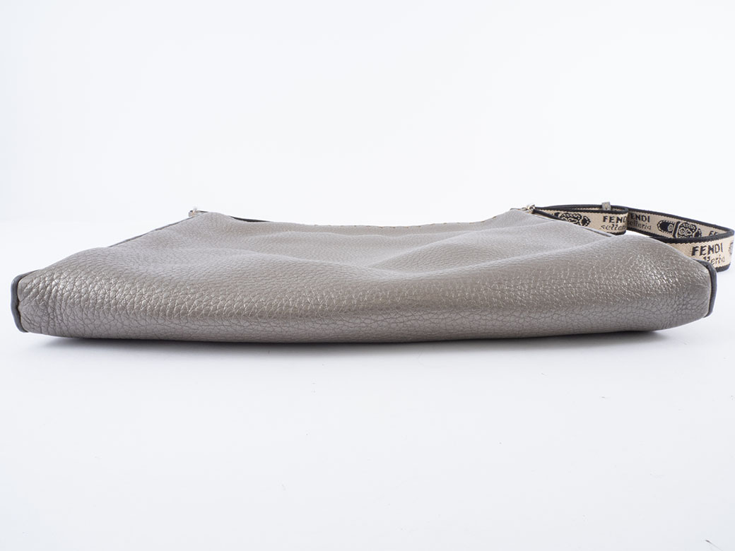 フェンディ セレリア ショルダーバッグ  8BT109 レザー レディースショルダーバッグ
 グレー【中古】 FENDI】フェンディ『セレリア ショルダーバッグ』8BT109 レディース 1