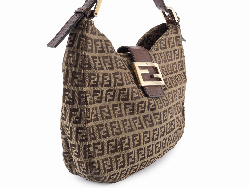 FENDI（フェンディ） ズッカ ショルダーバッグ 8BR036 キャンバスx