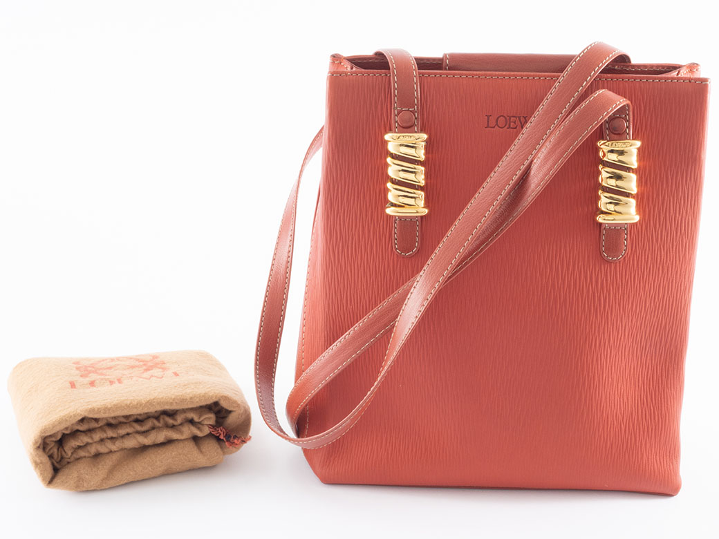 LOEWE（ロエベ） ベラスケス ショルダーバッグ レザー オレンジ