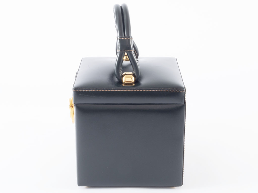 LOEWE（ロエベ） ヴィンテージ バニティバッグ レザー グリーン