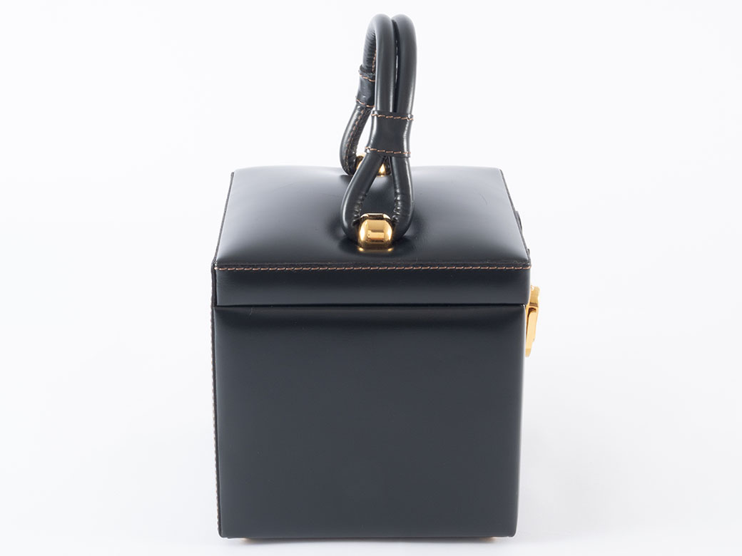 LOEWE（ロエベ） ヴィンテージ バニティバッグ レザー グリーン