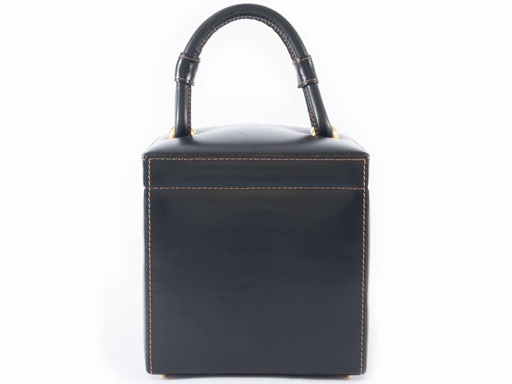 LOEWE（ロエベ） ヴィンテージ バニティバッグ レザー グリーン