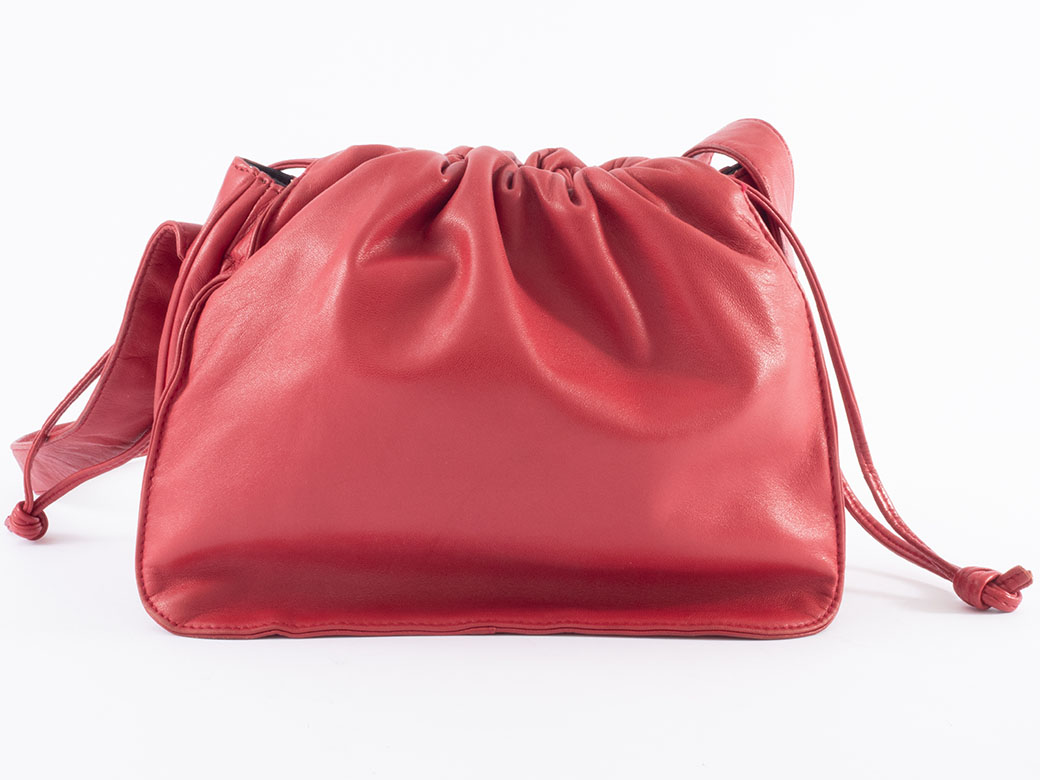 専用】ロエベ ショルダーバッグ 巾着 アナグラム 赤 LOEWE ロエベ