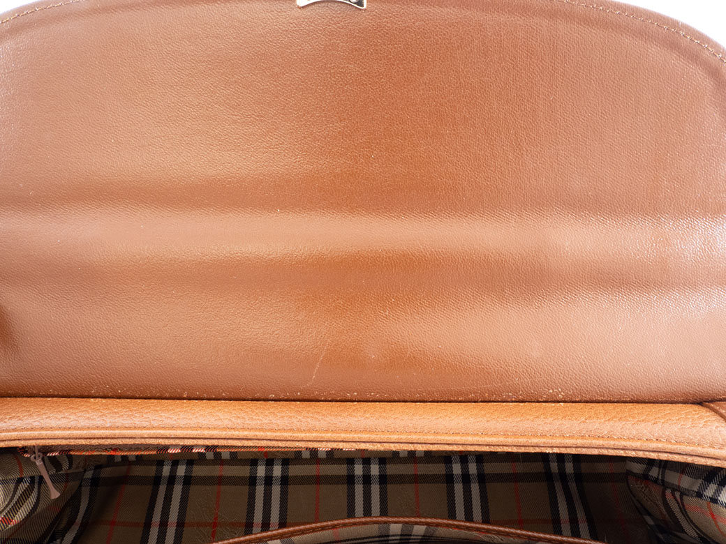BURBERRY（バーバリー） バーバリーズ ハンドバッグ レザー ブラウン