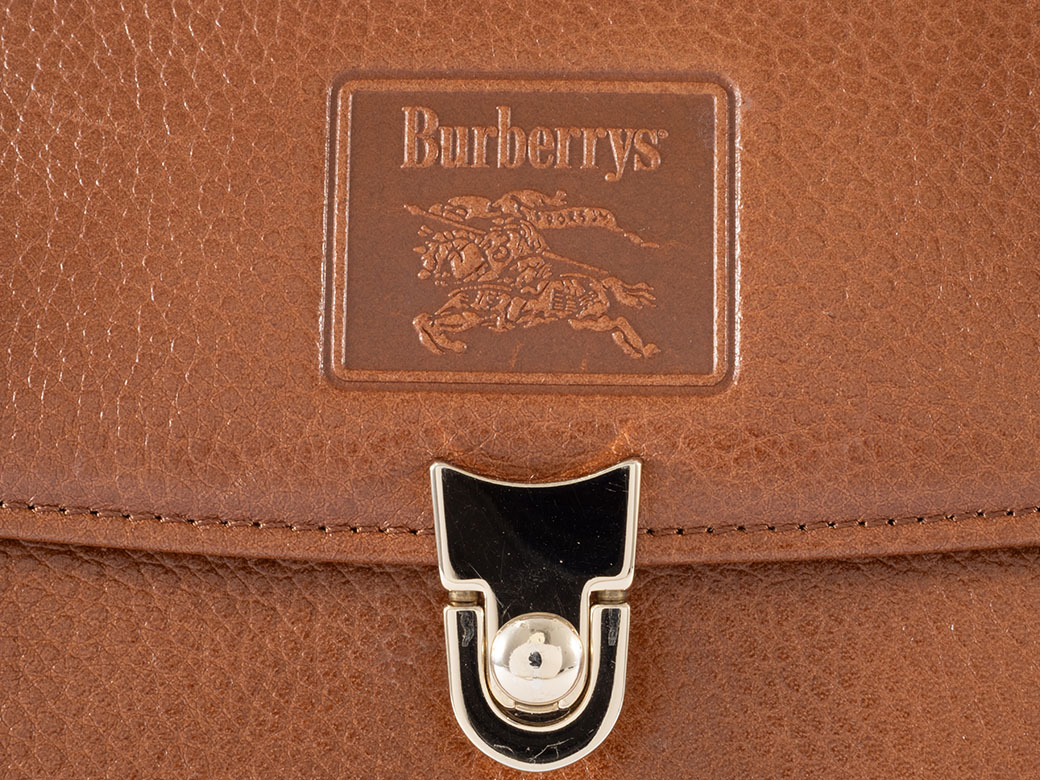 BURBERRY バーバリー 保管品 ハンドバッグ ビジネスバッグ ブラウン ヴィンテージ BURBERRY / バーバリー ビジネスバッグ / ブリーフケース