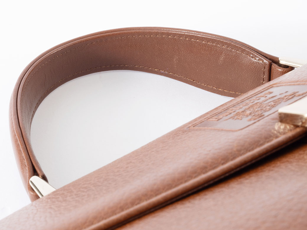 Burberrys バーバリーズ　ブラウンレザー バンドバッグ BURBERRY（バーバリー） バーバリーズ ハンドバッグ レザー ブラウン