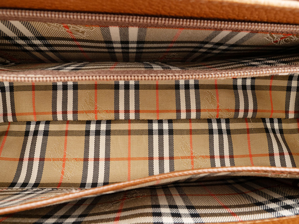 BURBERRY（バーバリー） バーバリーズ ハンドバッグ レザー ブラウン