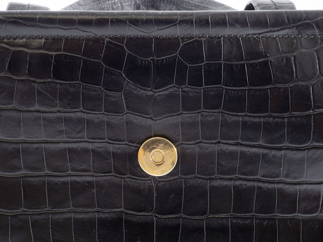 FERRAGAMO（フェラガモ） サルヴァトーレ クロコ型押し ヴァラ 2WAY  