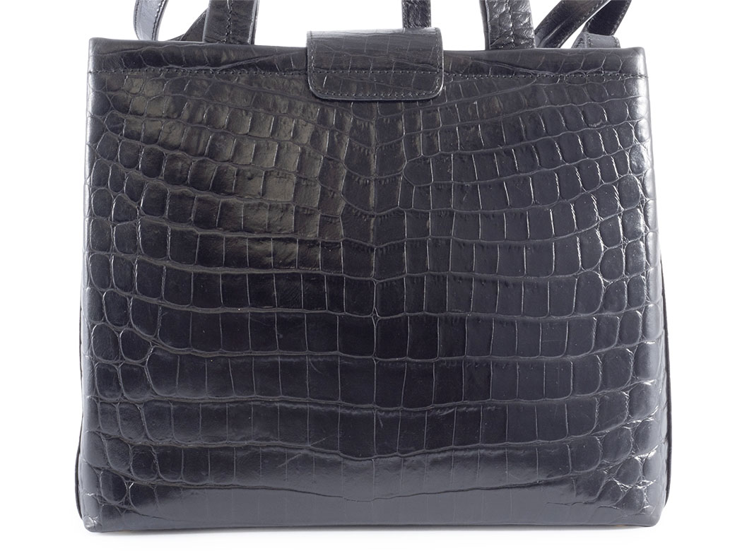 FERRAGAMO（フェラガモ） サルヴァトーレ クロコ型押し ヴァラ 2WAY  