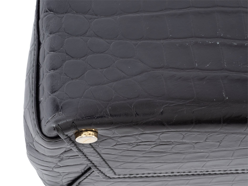 FERRAGAMO（フェラガモ） サルヴァトーレ クロコ型押し ヴァラ 2WAY