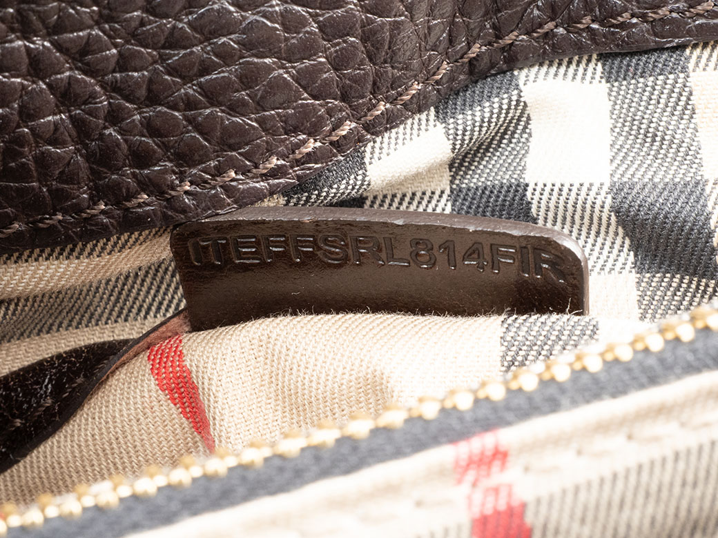BURBERRY（バーバリー） レザー 2WAY ハンドバッグ 3801215 ブラウン