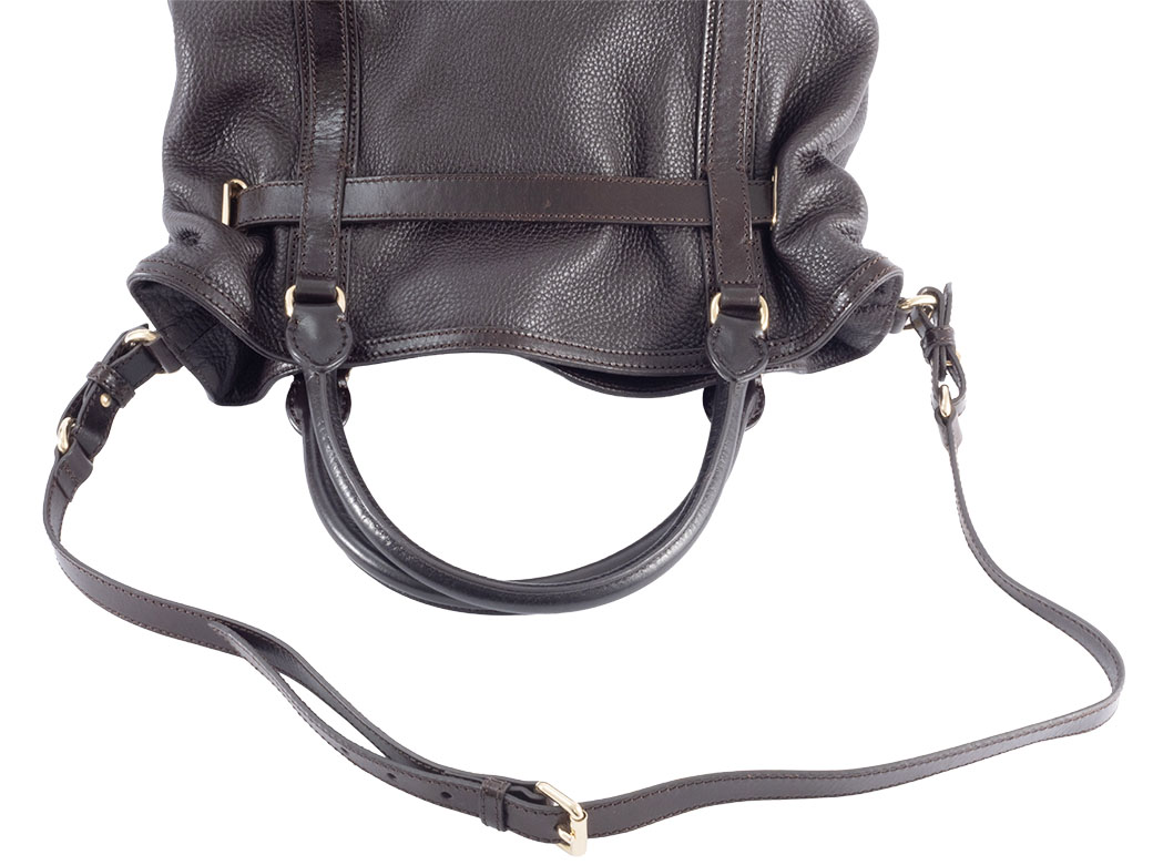 BURBERRY（バーバリー） レザー 2WAY ハンドバッグ 3801215 ブラウン