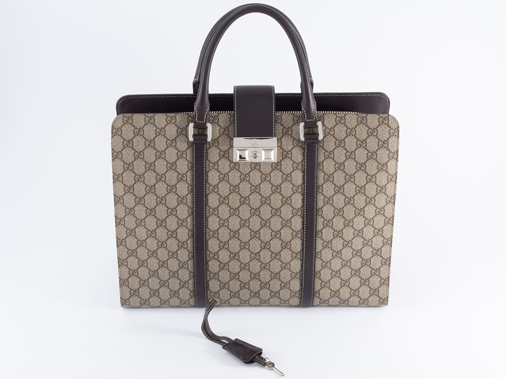 GG グッチ GUCCI バッグ 中古 ブリーフケース GGスプリーム ビジネス