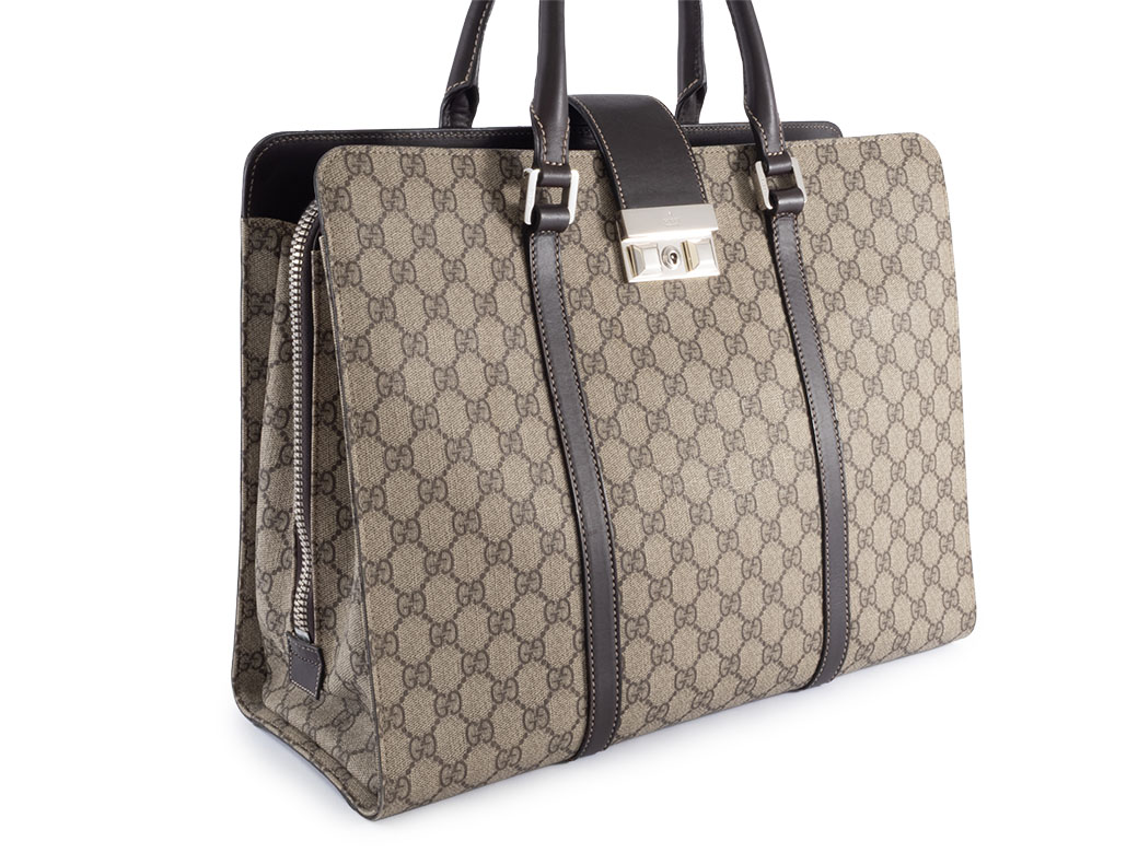 GG グッチ GUCCI バッグ 中古 ブリーフケース GGスプリーム ビジネス