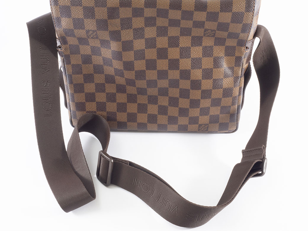 ナヴィグリオ ルイ ヴィトン バッグ 中古 ダミエ エベヌ ショルダー