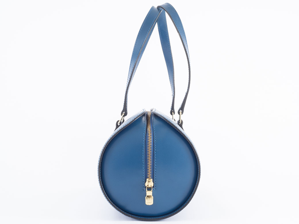 スフロ ルイヴィトン LOUIS VUITTON バッグ 中古 エピ ブルー 円筒型