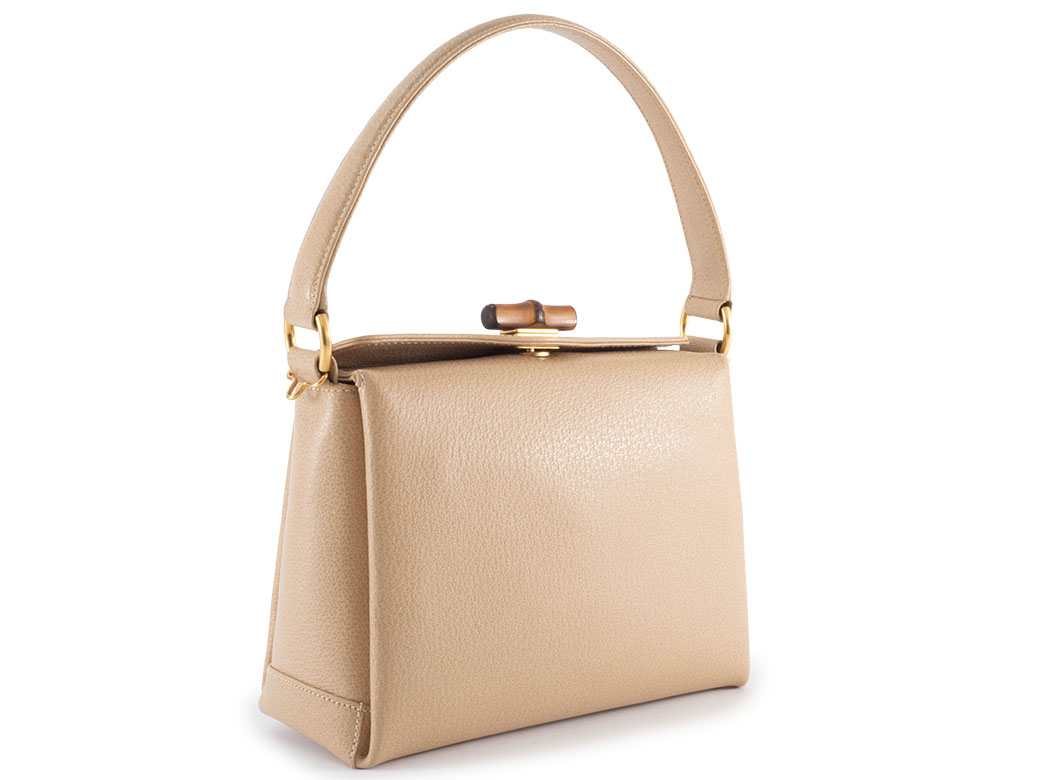 GUCCI 2way ショルダーバッグ ベージュ GUCCI（グッチ） バッグ ショルダー レディース 中古 バンブー