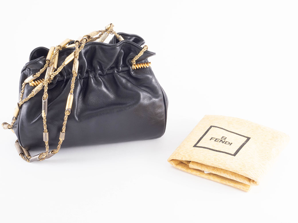 FENDI（フェンディ） バッグ がま口 チェーン ショルダーバッグ C