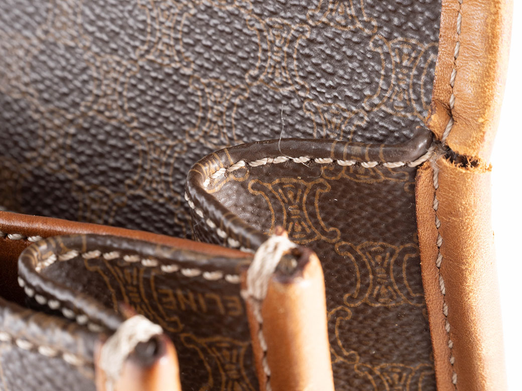 CELINE（セリーヌ） マカダム フラップショルダー ショルダーバッグ