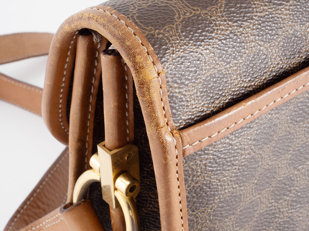 CELINE（セリーヌ） マカダム フラップショルダー ショルダーバッグ