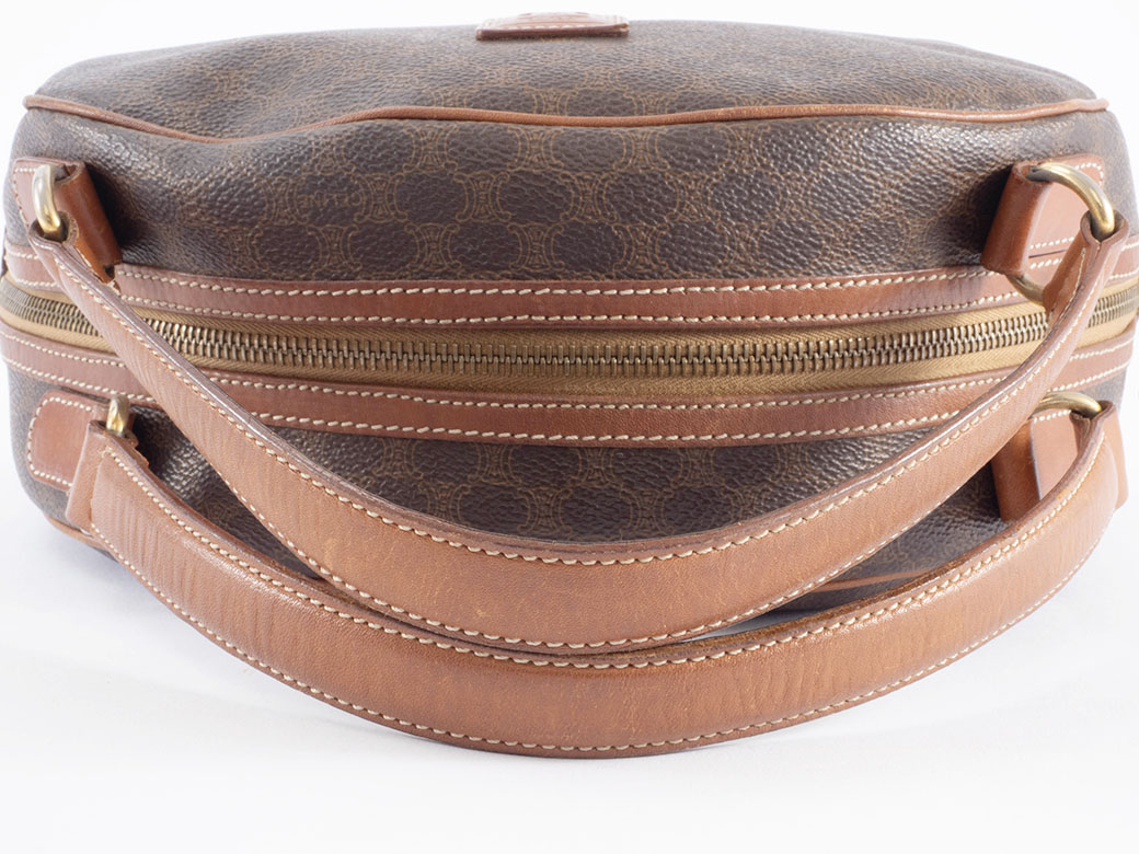CELINE（セリーヌ） バッグ 中古 マカダム ハンドバッグ MC97 ブラウン