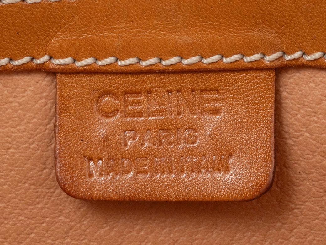 CELINE（セリーヌ） バッグ 中古 マカダム ハンドバッグ MC97 ブラウン 