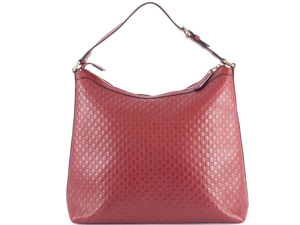 GUCCI グッチ シマレザー ホーボーバッグ GUCCI（グッチ） バッグ 中古 ショルダー バッグ レディース A4