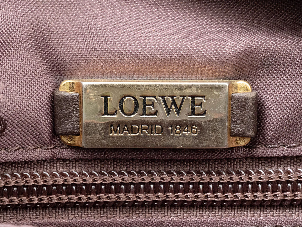 LOEWE（ロエベ） アナグラム ショルダーバッグ ラムレザー グリーン