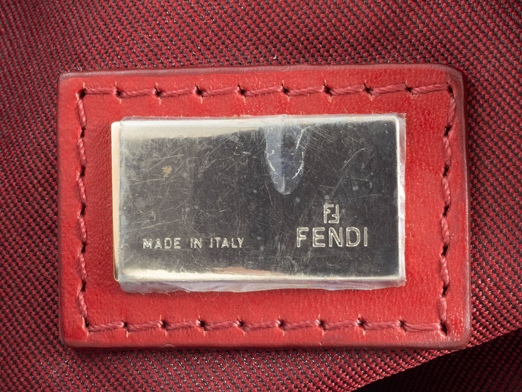 FENDI（フェンディ） バッグ ズッカ ズッキーノ レッド ベージュ