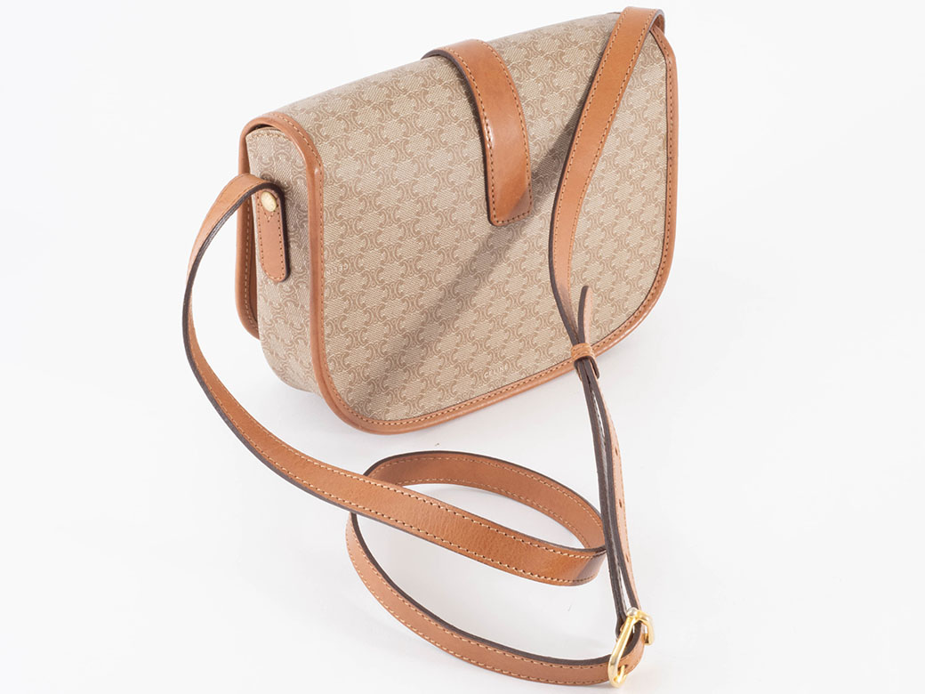 CELINE（セリーヌ） バッグ 中古 マカダム フラップ ショルダーバッグ