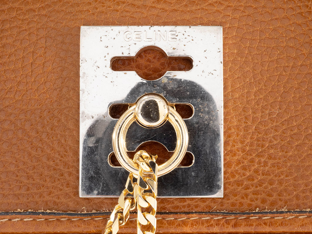 美品 Vintage セリーヌ CELINE バッグ ショルダーバッグ チェーン カーフレザー 本革 カバン 鞄 レディース パープル CELINE セリーヌ ショルダーバッグ ホワイト ブラゾン レザー チェーン