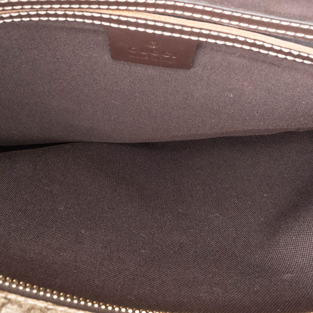 グッチ バッグ ショルダー レディース 中古 GGスプリーム 201446 ベージュ クロスボディ A4 収納の画像