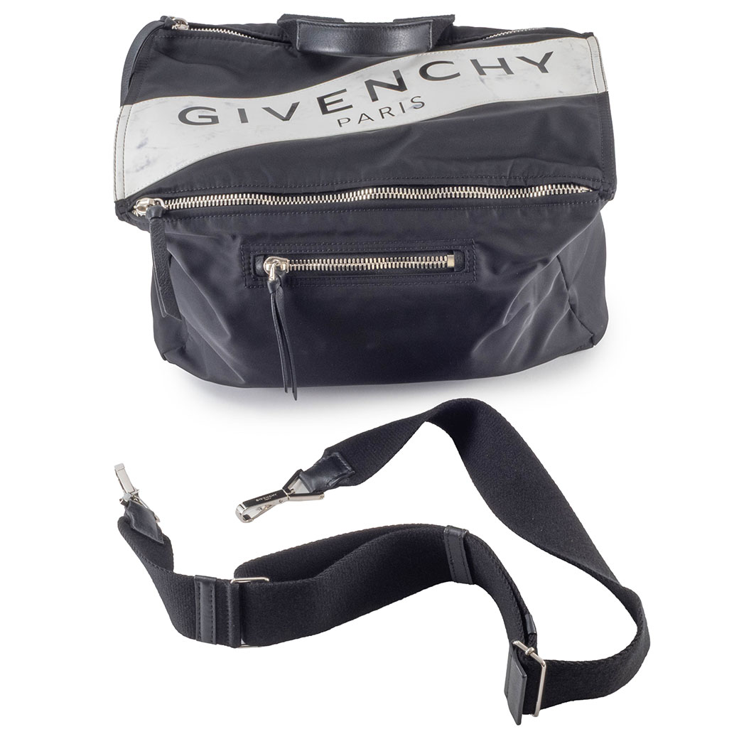 ジバンシー パンドラ ショルダーバッグ ナイロン ブラック メンズ 2WAY