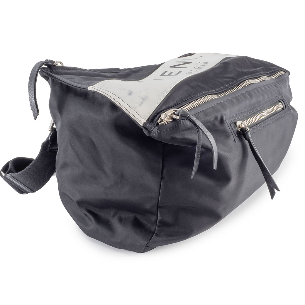 ジバンシー パンドラ ショルダーバッグ ナイロン ブラック メンズ 2WAY