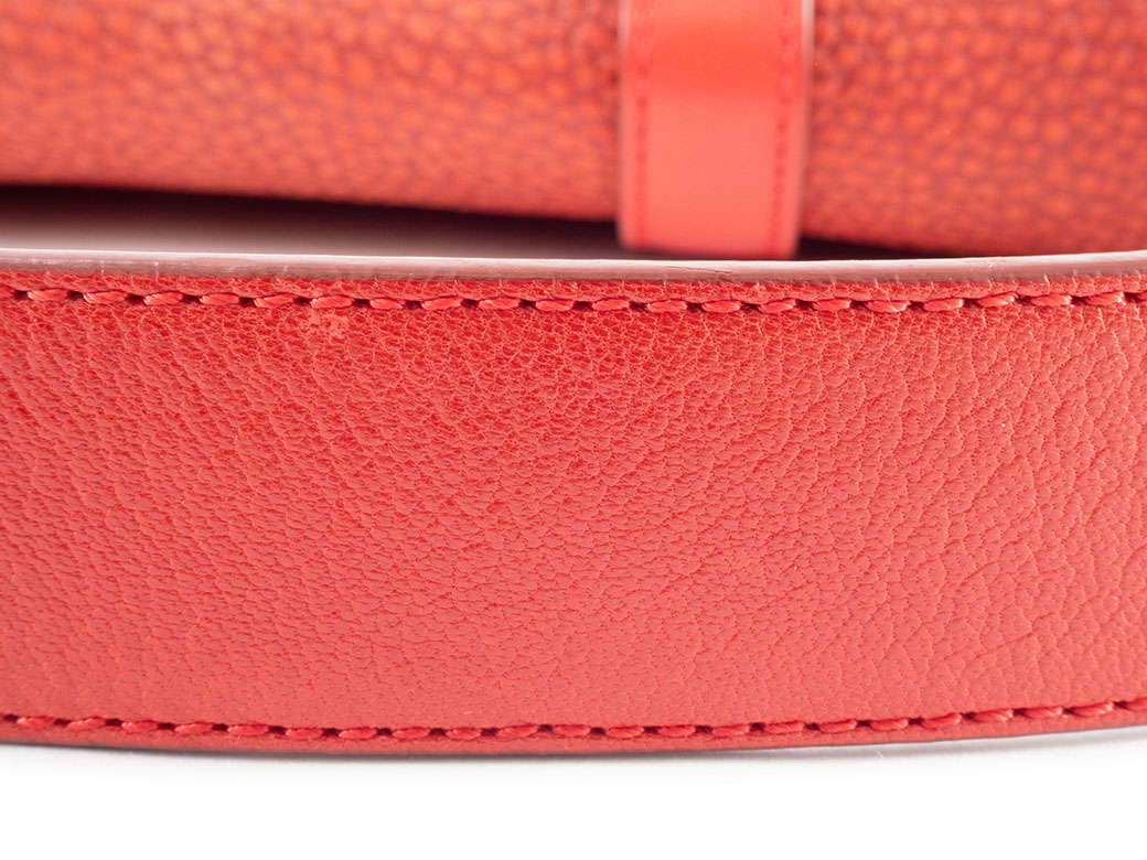 LOEWE（ロエベ） センダ ハンドバッグ レザー レッド レディース ワン