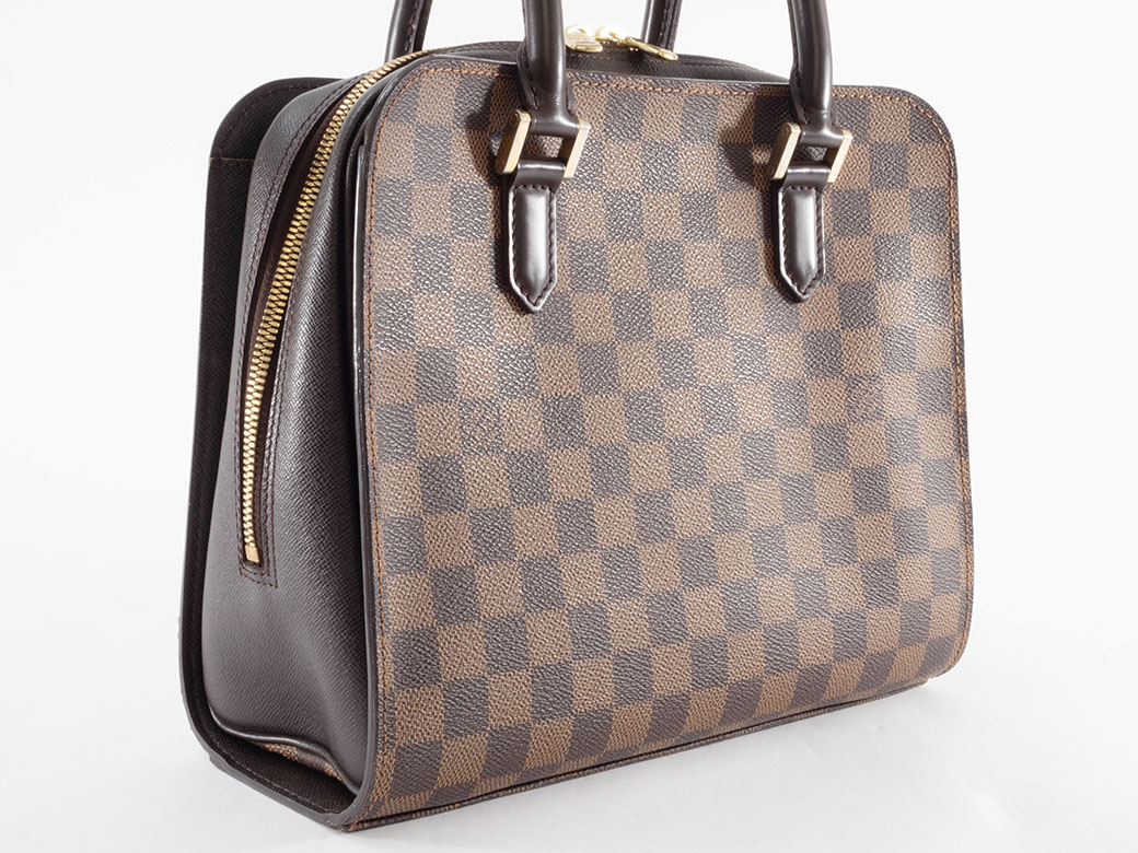 ルイヴィトン LOUIS VUITTON バッグ 中古 ダミエ エベヌ トリアナ ハンドバッグ N51155 小さめ_6