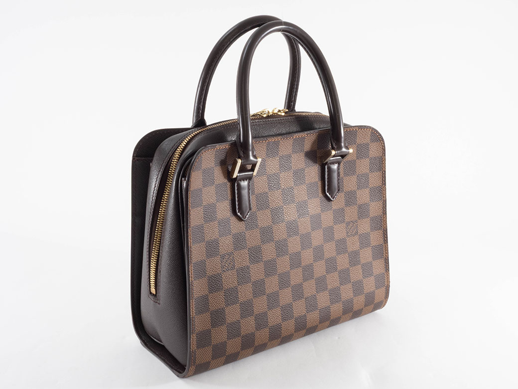 ルイヴィトン LOUIS VUITTON バッグ 中古 ダミエ エベヌ トリアナ ハンドバッグ N51155 小さめ_8